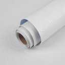 White Textured Wallpaper Peel and Stick - Removable Silk Embossed Vinyl Wrap Paper for Cabinet - New Environmentally Friendly Upgrade Wall Paper for Cabinets, Shelves, Backsplash 15.7 X 118 Inch