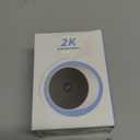 Window Camera, 2K 2.4G WIFI Indoor Cameras for Home Security with Starlight Night Vision, AI Smart Detection, 911 Emergency Dispatch, US Based Cloud,2 Way Talk, 24/7 Recording, Easy & Quick Install