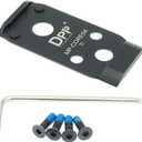 DPP Titanium Mount/Adapter Plate Compatible with Smith & Wesson MP 2.0 Optics Ready/CORE Holosun 407K/507K/EPS Carry/Osight K S SE/RomeoZero