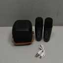 Mini Karaoke Machine, Portable Bluetooth Speaker with 2 Wireless Microphones for Kids & Adults, Karaoke Microphone with LED Lights, Gifts for Girls & Boys (Black)