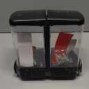 Commercial Soap Dispenser Wall Mount for Bathroom (2-Pack), Wall Mounted Hand Soap/Sanitizer Dispenser for Home or Business (Black), by EnBath