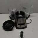 Hamilton Beach Power Elite Blender for Smoothies with 3-Cup Vegetable Chopper, Mini Food Processor, 40oz Glass Jar, 12 Functions for Puree, Ice Crush, Black and Stainless Steel (58149)