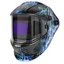 Mdoldes，Adjustable auto-dimming Welding Helmet, Wide 3.94 "x2.87 Viewing Area, Sensitive delay Control, Lightweight and Comfortable, Ideal for Welding, Grinding and Cutting， (Lightning)