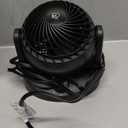 IRIS USA WOOZOO Desk Fan, Air Circulator, 3 Speeds, 32ft Max Air Distance, 112 Adjustable Tilt, 27.5db Quiet Motor, Small Fan for Bedroom, Office, Dorm, Black