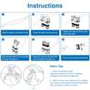 SUNVIE Fastlock2 Low Voltage Wire Connector Landscape Lighting Connectors 14-18 Gauge Waterproof Low Voltage Connectors Outdoor Landscape Wire Connector for Garden Yard Path Lights, 24 Pack