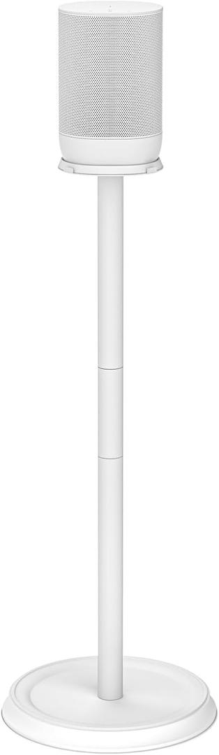 Heavy Duty Floor Speaker Stand for Sonos Move, Move 2 Speaker Stand with Management Cable Clips Easy to Install, White