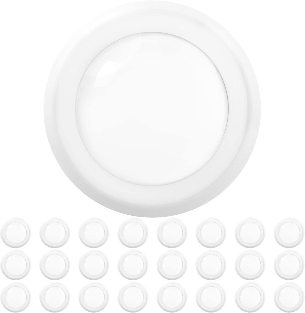 Sunco 24 Pack 5/6 LED Disk Lights Flush Mount Ceiling Light Fixture Recessed 5000K Daylight, 100W Equivalent 15W, 1050LM, Dimmable Low Profile Surface Mount ETL & Energy Star Listed.