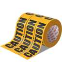SWRT 3 Rolls Premium Orange Caution Tape, 3 Inch x 1000FT(Total 3000FT) Bright Hazard Tape with Bold Black Text for Halloween Decor, Organge Construction Tape for Extremely Dangerous Area, (Orange)