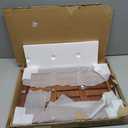 Teak Shower Mat, 21"x14" Wood Bath Mat Non-Slip Bathroom Mat Teak Bath Mats for Bathroom, Wooden Floor Mat Bathroom Mat for Inside, Outdoor or Spa(Small) (Natural)