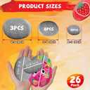 Reeplan 26 Pcs 2-5 Inch Large Rocks for Painting Natural Flat River Stones