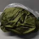 WARMDERN Olive Green Velvet Duvet Cover Set King Size, Luxury Milk Velvet Bedding Duvet Cover with Zipper Closure, 3pcs Ultra Soft Duvet Covers for All Seasons, 104" x 90", Olive Green