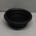 Face Bowl for Ice with Built-in Tray  Collapsible Silicone Face Bath Bowl for Cooling Skin  Portable Design for Home & Travel (Dark)