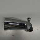 Slip Fit Tub Spout with Pull-Up Diverter for 1/2 inch Copper Tube,5.4 INCHES in Length, Easy to Install, Chrome (Not Applicable to Threaded Pipes) Thickened and Elongated Design 300 Grams