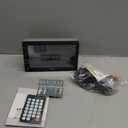 Leadfan 7inch Car Stereo Double Din Radio Touchscreen with Backup Camera Multimedia Car Audio Support Mirror Link, Bluetooth Caller ID, FM/MP3/MP4/USB/Subwoofer,Aux Input Car Audio Receivers