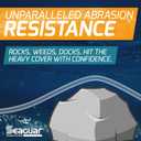 Seaguar Blue Label Fishing Leader Line for Saltwater, 100% Fluorocarbon, Clear, Multiple Sizes