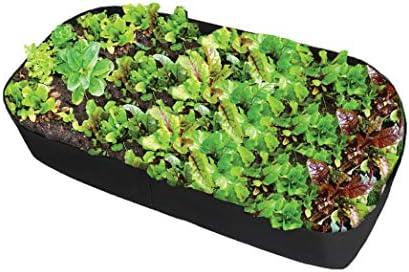 Fabric Raised Garden Bed, 3ft x 6ft Garden Grow Bags Planting Bed Rectangle Garden Containers for Vegetables Plants Flowers Outdoor
