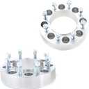 Rough Country 2" 8x170 Wheel Spacers for 03-22 Ford Super Duty | Pair - 1094A,Black
