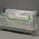 HNeekyr Small Stainless Steel Litter Box, 17.5"13.6"4" Metal Litter Box Low Side Easy Entry, Rust-Proof, Non Stick, No Smell, Easy to Clean for Kittens, Elderly Cats, Rabbits