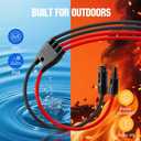 ECO-WORTHY Integrated Solar Connector 2-8 Y Branch Parallel PV Adapter Cable Wire Plug Tool Kit for Solar Panel(M/FFFF+F/MMMM)