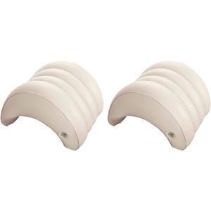 Intex 28501E Hot Tub Removable Inflatable Lounge Headrest Pillow Spa Accessory for Backyard, (2 Pack)