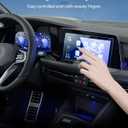 2PCS Car Screen Protector for Volkswagen Golf GTI/R (MK8) 2022-2024 Accessories Navigation& Dashboard Touchscreen Protector Film Tempered Glass 8''