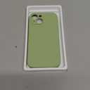 Magnetic for iPhone 15 Case, Compatible with MagSafe, Screen Protector + Full Camera Protection, Silicone Shockproof Anti-Scratch Protective Phone Case for iPhone 15 6.1", Matcha