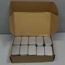 48 Pieces Tin Box Metal Tins with Lids Clear Top Empty Mini Portable Small Storage Tins Case for Home Candles, Candies, Gifts, Balms and Treasures, 3.4x2.4x0.8 Inch, Silver