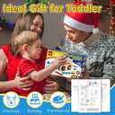 Montessori Kids Tool Set, Wooden Toddler Tool Bench Educational Toys for Ages 2-4, 2 Year Old Boy Gift for Birthday Christmas, STEM Pretend Play Tool Box, Learning Developmental Construction Toys