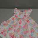 AGQT Girls Summer Dress Floral Boho Off Shoulder Ruffle Casual Sundress Cute Tiered Chiffon Outfit for Beach Vacation 110