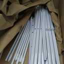 Foldable Drying Rack Clothing, 3-Tier Portable Clothes Drying Racks for Indoor & Outdoor, Anti-Rust Compact Laundry Rack Collapsible, White 29" D x 14" W x 41" H