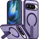 MALEWOLF Magnetic & Stand Case for Google Pixel 10 Pro XL, Dark Purple