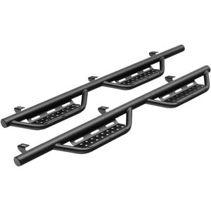 N-Fab Nerf Steps RS | Textured Black, Cab Length | 707417722 | Fits 2007-2021 Toyota Tundra Double Cab All Beds, SRW Gas
