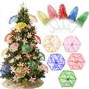 18 Pack Spring Decorations Tree Ornaments Colorful Mini Small Umbrella April Showers Bring May Flowers Decorations Spring Tree Decor for Home Classroom Office