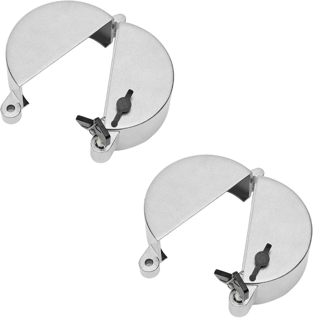2 PCS Semi Truck Locking Fuel Cap Cover Diesel Zinc Fuel Tank Cap Cover Compatible with Freightliner, Sterling and Western Star Class 8 Trucks