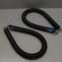 HARFINGTON 2pcs PVC Spring Tube Bender 34mm OD 520mm Long A Type Conduit Pipe Bender Bending Spring for Pipe Bending Devices in Home Hydropower, Black