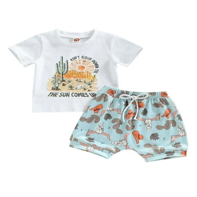 Kodaruber T-Shirt and Shorts 0-6M