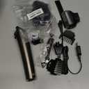 WAHL USA Stainless Steel Lithium Ion 2.0+ Slate Beard Trimmer for Men - Electric Shaver, Nose Ear Trimmer, Rechargeable All in One Men's Grooming Kit - Model 9864