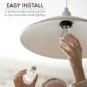 LUXRITE A19 LED Light Bulb 60W Equivalent 800LM 3500K Natural White 12 Pack