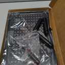 HUANUO Monitor Stand, Monitor Stand Riser 3 Height Adjustable, Monitor Riser with Airflow Vents, Laptop Stand for Desk, Laptop Riser, Desk Organizer for Monitor, 15.6" Laptop, PC, Printer (Black)