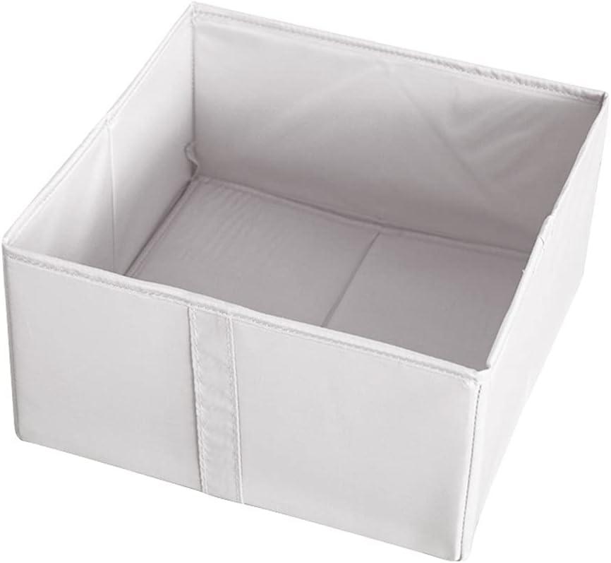 Closet Organizer Box Underwear Drawer Organizer Boxes Organizador for Ties Socks Shorts Bra Storage Box (Color : E, Size : 27 * 27 * 14cm) (Black 27 * 27 * 14cm)