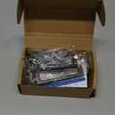 Ravinte 10Pack 3-3/4 inch Hole Centers Matte Black Cabinet Pulls Kitchen Cabinet Handles Solid Drawer Pulls Kitchen Cabinet Hardware Kitchen Flat Black Drawer Handles Square Bar Cabinet Drawer Handles