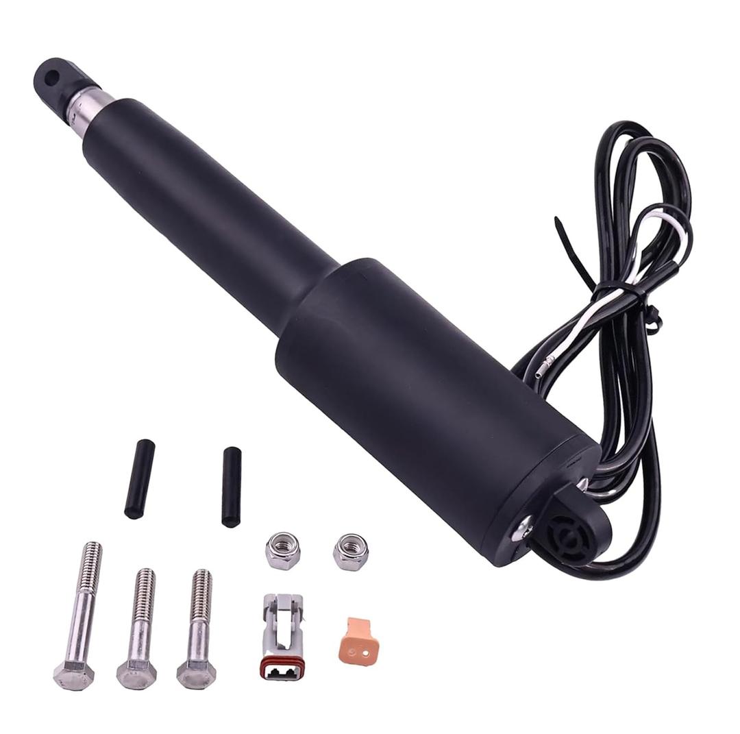 102 Series Standard Actuator, 12V 4-1/4 in. Stroke for Lenco Marine Trimmers, Heavy Duty 14 in. Long by 2.5 in. Wide, Corrosion Resistant, with 6 ft. Cord and Hardware 15059-001 15059001