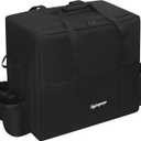 Grill Carry Bag for Blackstone 22 inch Griddle & 17 inch Grill with Hood and Stand, 1680D Heavy Duty Water Resistant Tabletop Griddle Carry Bag, with Multi-pockets and Padded Handle