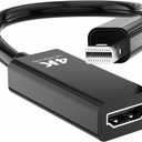 4K Active Mini DisplayPort to HDMI Adapter, 4K@60Hz, High Speed Uni-Directional Mini DP to HDMI Adapter, Thunderbolt 1&2 to HDMI for MacBook, Monitor, Plug & Play, 1 Pack