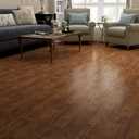 Yenhome 6"X36" Vinyl Kitchen Floor Tiles Peel and Stick Waterproof Temporary Bathroom Flooring Peel and Stick Floor Tile Brown Wood Self Adhesive Scratch-Resistant Vinyl Flooring (35plank, 52.5sq.Ft)