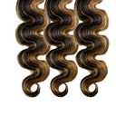 BilltiiWW Highlights P1B27 Body Wave Bundles Black Mixed With #27 Weave Brazilian Soft and Silky for Black Women 18 20 22 Inch