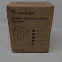 Bonsaii 10-Sheet Cross Cut Paper Shredder, 5.5 Gal Home Office Heavy Duty Shredder for Credit Card, Staple, Clip with Transparent Window(C209-D)