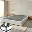 7 Inch Box Springs for Bed，Metal Bed Frame Base， Easy Assembly with Fabric Cover, Durable Support，Noise-Free,King