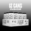 PRIME Energy ORIGINAL, Sugar Free Energy Drink, 200mg Caffeine and 355mg of Electrolytes for Hydration, Low Calorie, Vegan, Gluten Free, 16 Fluid Ounce, 12 Pack (EXP 05/01/27)
