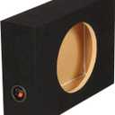 Q-Power Shallow Single 12" Sealed Truck Subwoofer Sub Box | 18.25 x 13.25 x 5.25